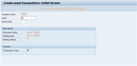 ab01 tcode in sap.